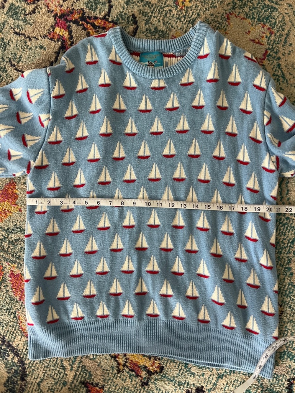 Kiel James Patrick Sailboat Toasty Coasty Sweater - Picture 7 of 8
